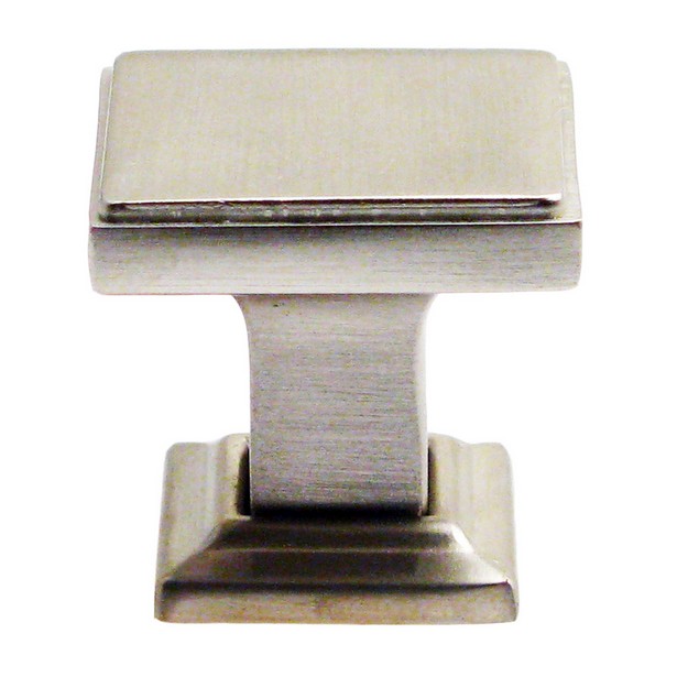 Rusticware 991-SN 1-1/8" Knob - Modern Square in Satin Nickel